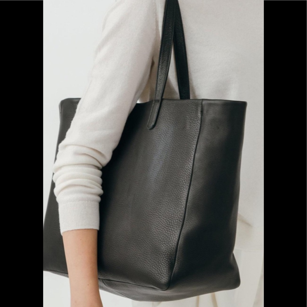 Baggu Oversized Leather Tote
